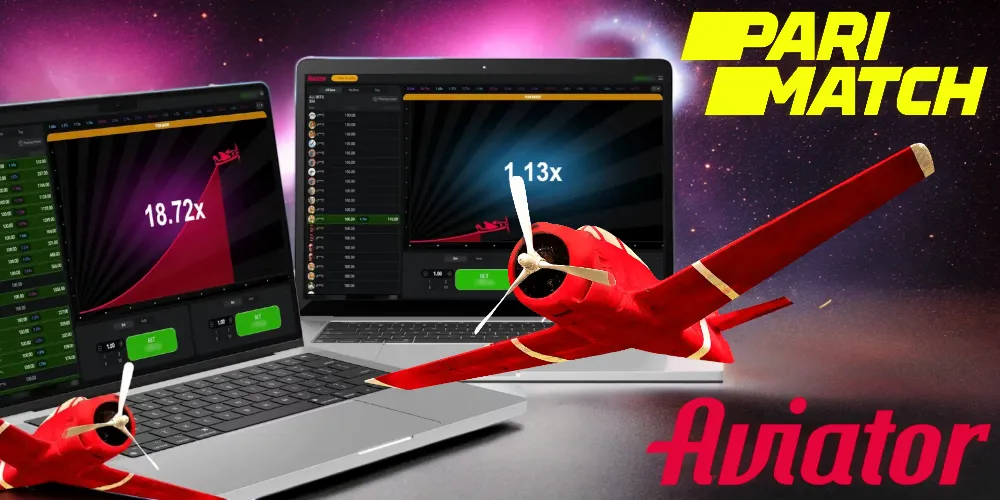 Aviator at Parimatch on multiple devices